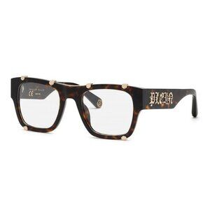 NEW PHILIPP PLEIN EYEGLASSES, BROWN WOMEN EYEWEAR VPP042W 0722